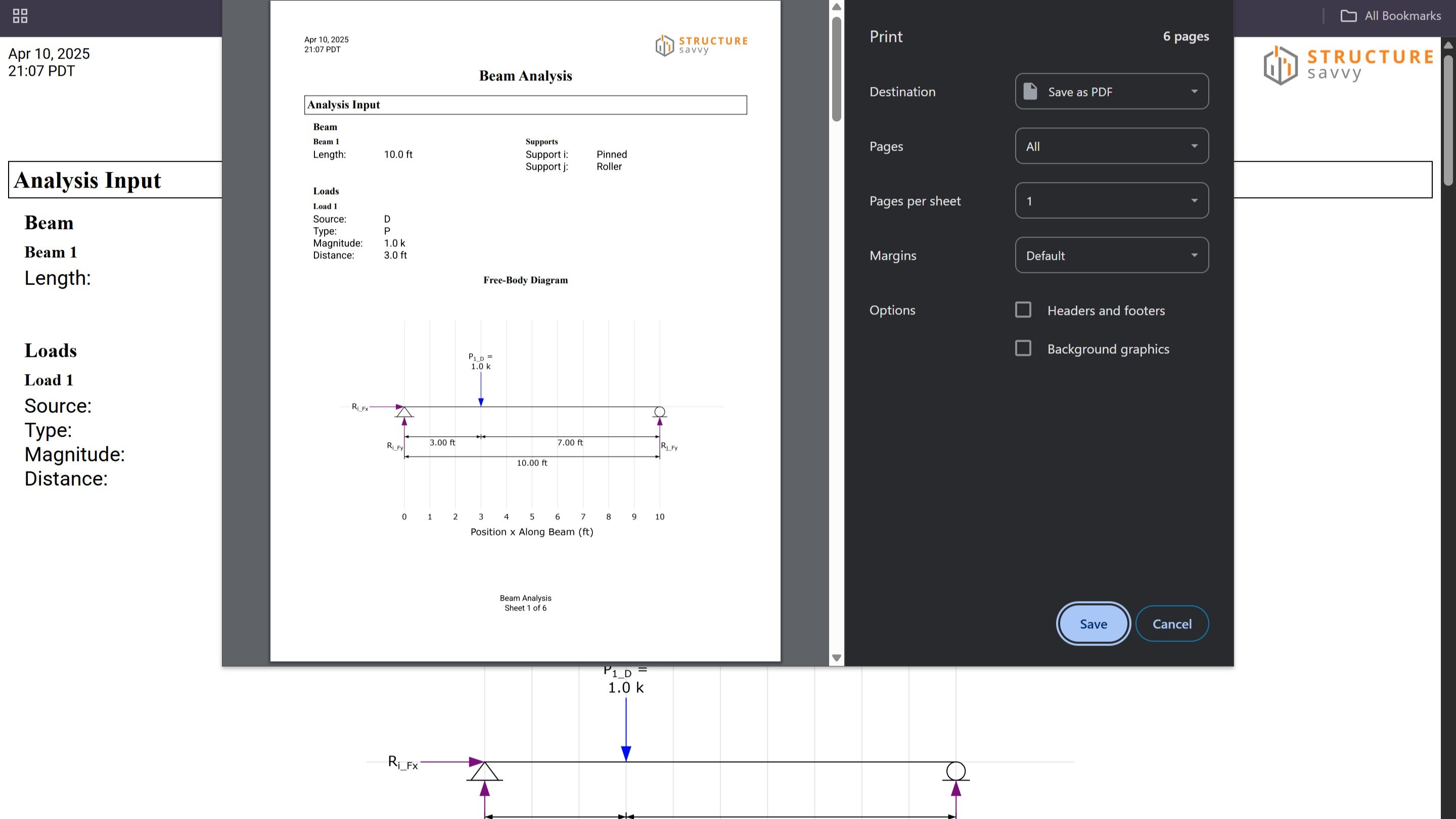 Print Output Screenshot